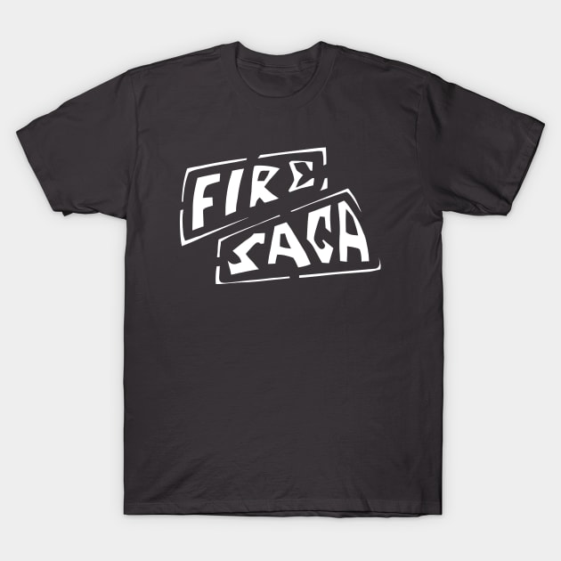 Fire Saga Logo T-Shirt by Tamie